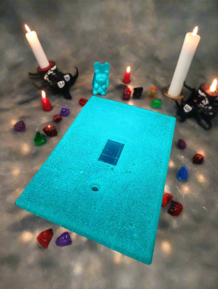 Custom themed/colored ("Aura Crafted") Light switch plate(s)