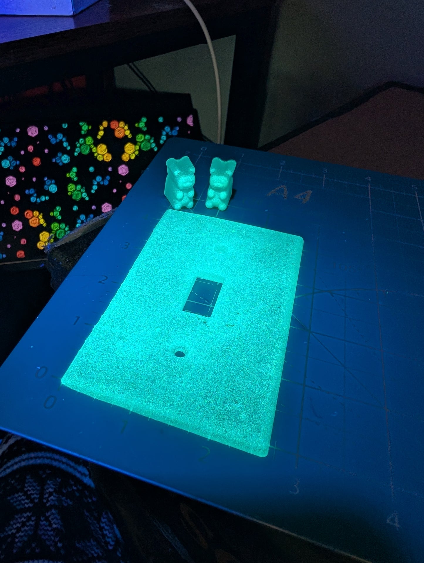 Custom themed/colored ("Aura Crafted") Light switch plate(s)