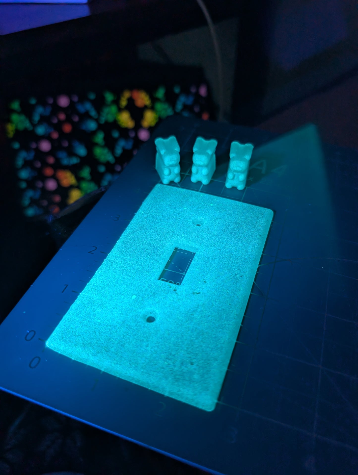 Custom themed/colored ("Aura Crafted") Light switch plate(s)