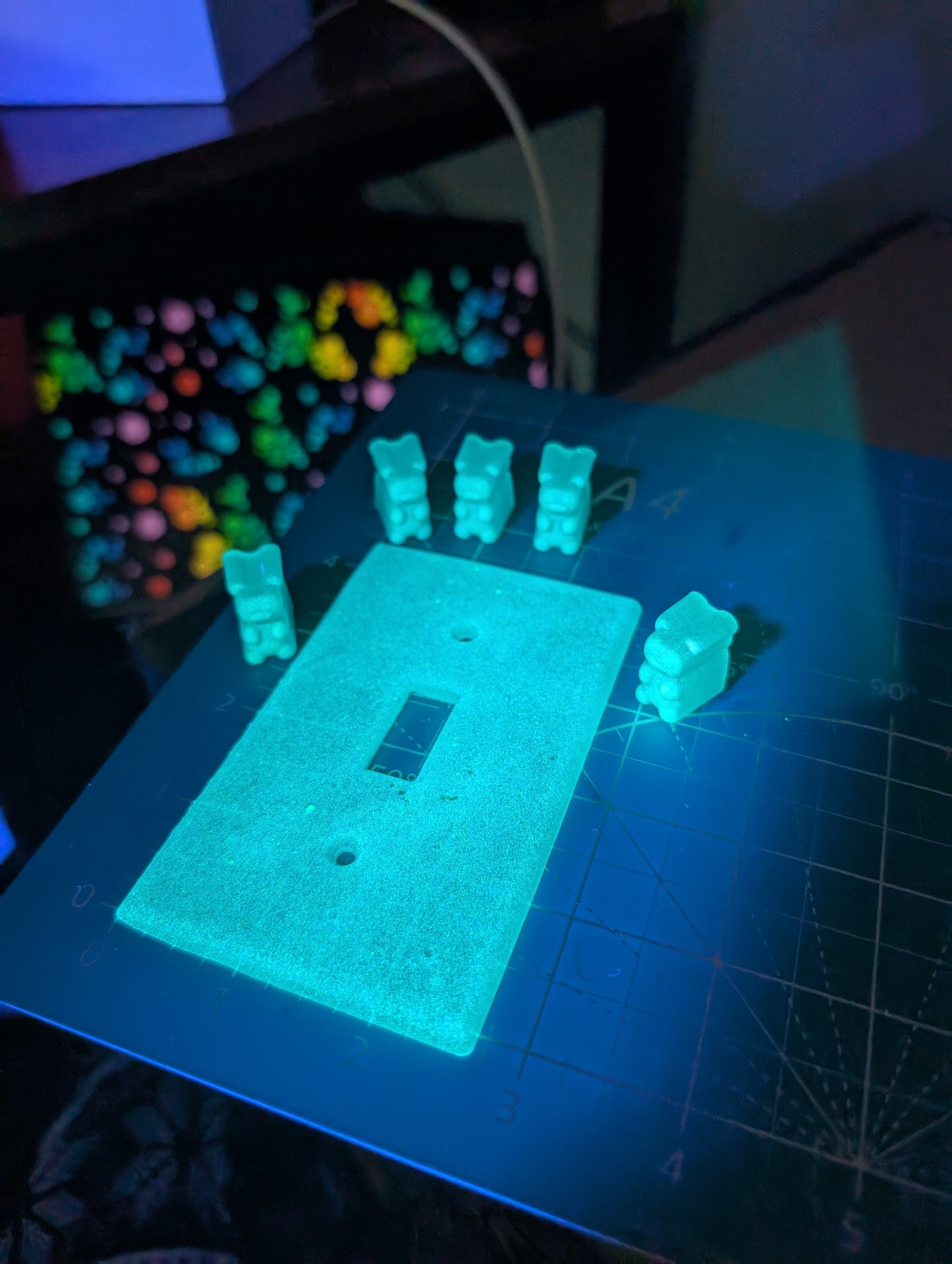 Custom themed/colored ("Aura Crafted") Light switch plate(s)