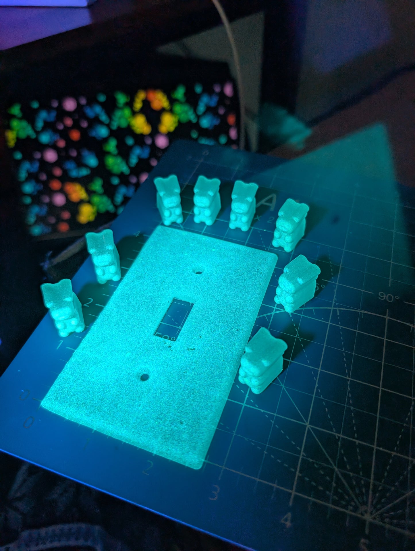 Custom themed/colored ("Aura Crafted") Light switch plate(s)