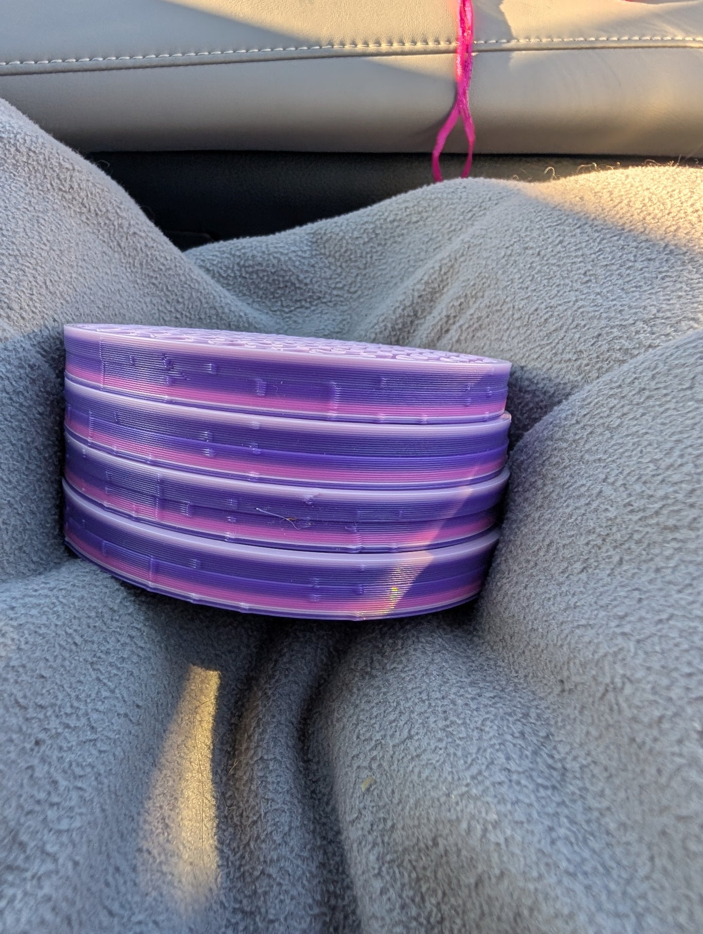 Customizable 3D printed, 4 Inch coasters! (Pack of 4)