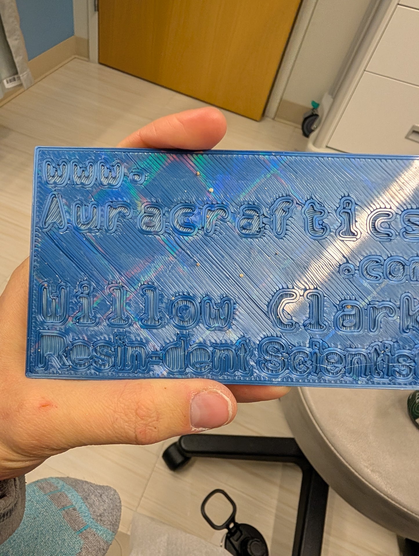 (Pack of two) Oversized (4x larger than normal) business cards.
