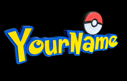 Peronalized High Quality Custom Inspired 3D Name Plate