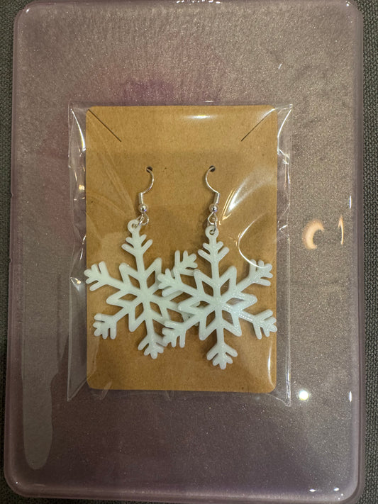 Snowflake earrings (any color)