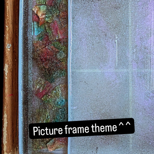 Custom themed/colored ("Aura Crafted") Picture frame 🖼️