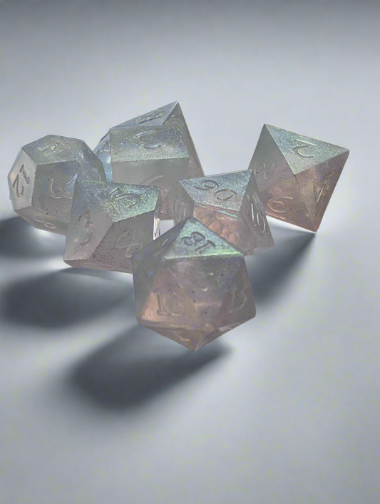 Custom themed/colored  ("Aura Crafted") Dice set or singles